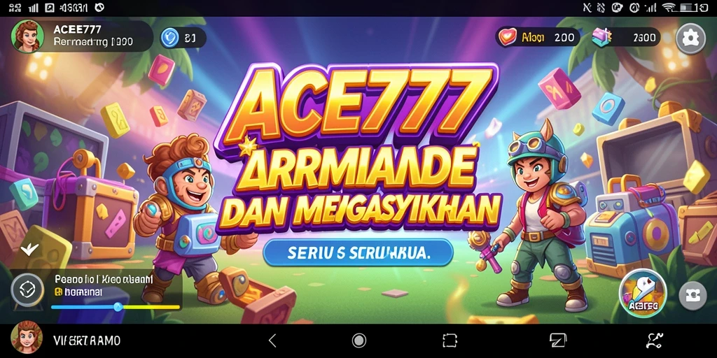 Tangkapan layar gameplay ACE777 menampilkan keseruan dan tantangan arcade.