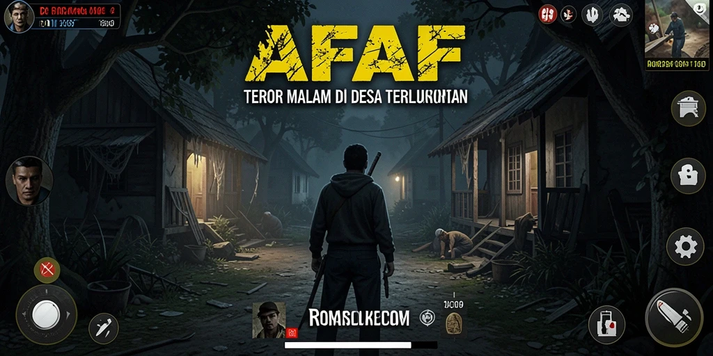 Screenshot menampilkan suasana mencekam dari gameplay AFAF yang penuh ketegangan.