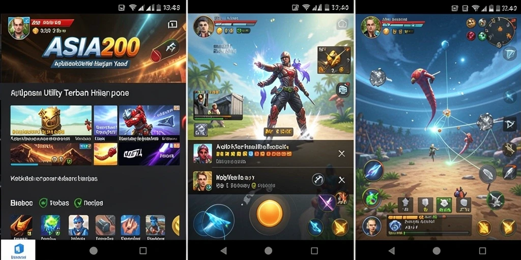 Screenshot utama ASIA200 menunjukkan tampilan aplikasi Utility yang user-friendly.