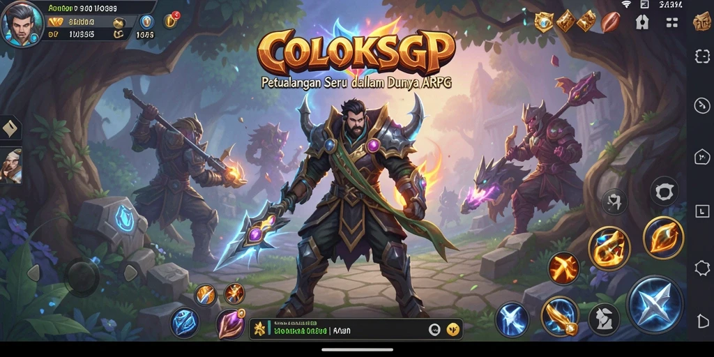 Screenshot COLOKSGP menampilkan aksi pertarungan yang intens dan mendebarkan.