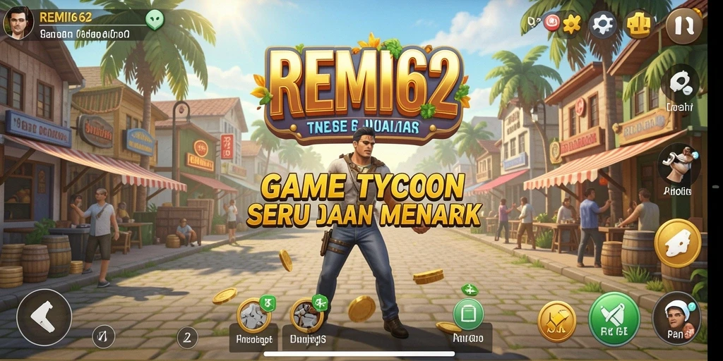 Tampilan screenshot REMI62 menampilkan gameplay Tycoon yang menarik.